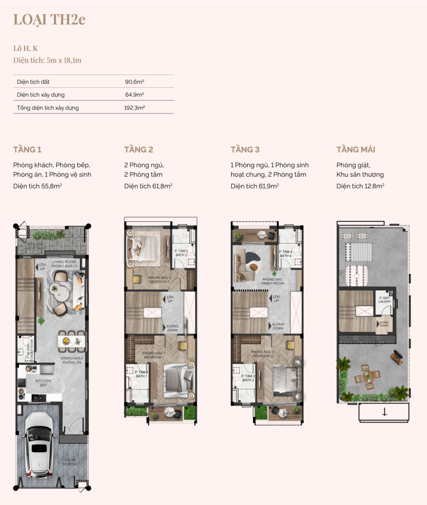 Nhà Phố Thời Thượng Springville - MÂY-NĂNG-GIO