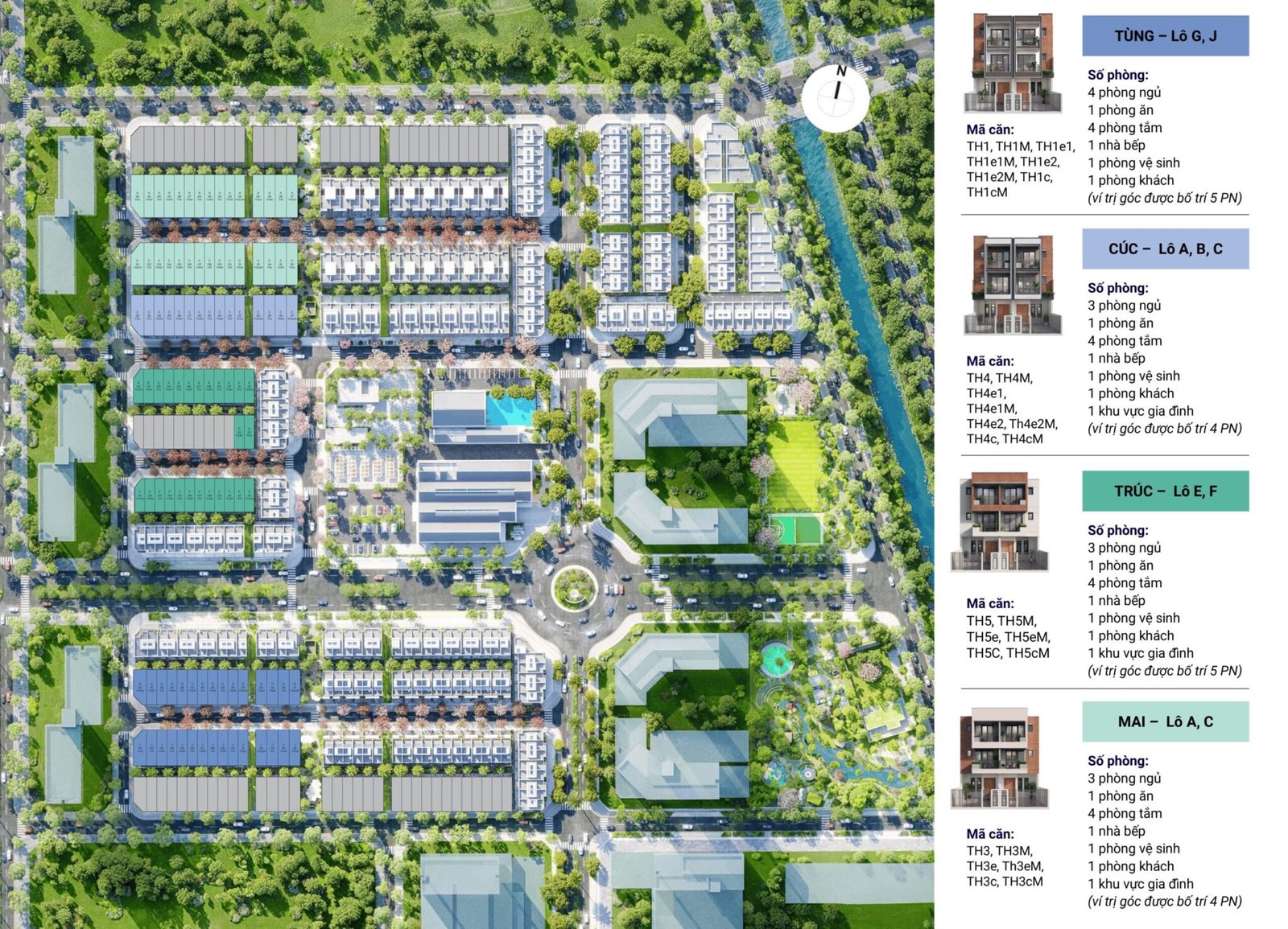 Mẫu Nhà Phố Đặc Trưng Springville - TÙNG-CÚC-TRÚC-MAI