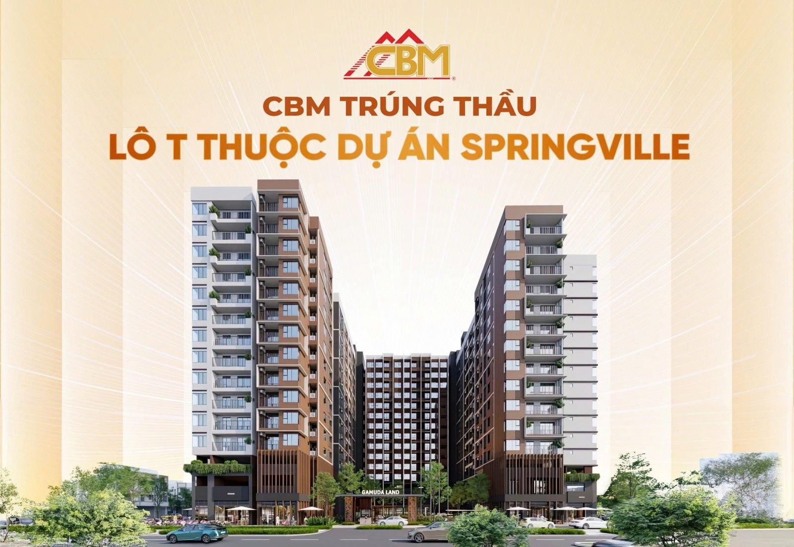 CBM Trúng Thầu Lô T – Dự Án Springville